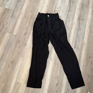 Dynamite Black High-Waisted Trousers